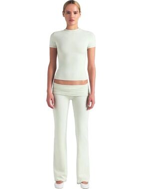 NWT Skims Cotton Jersey Fold Over Pants Size Large